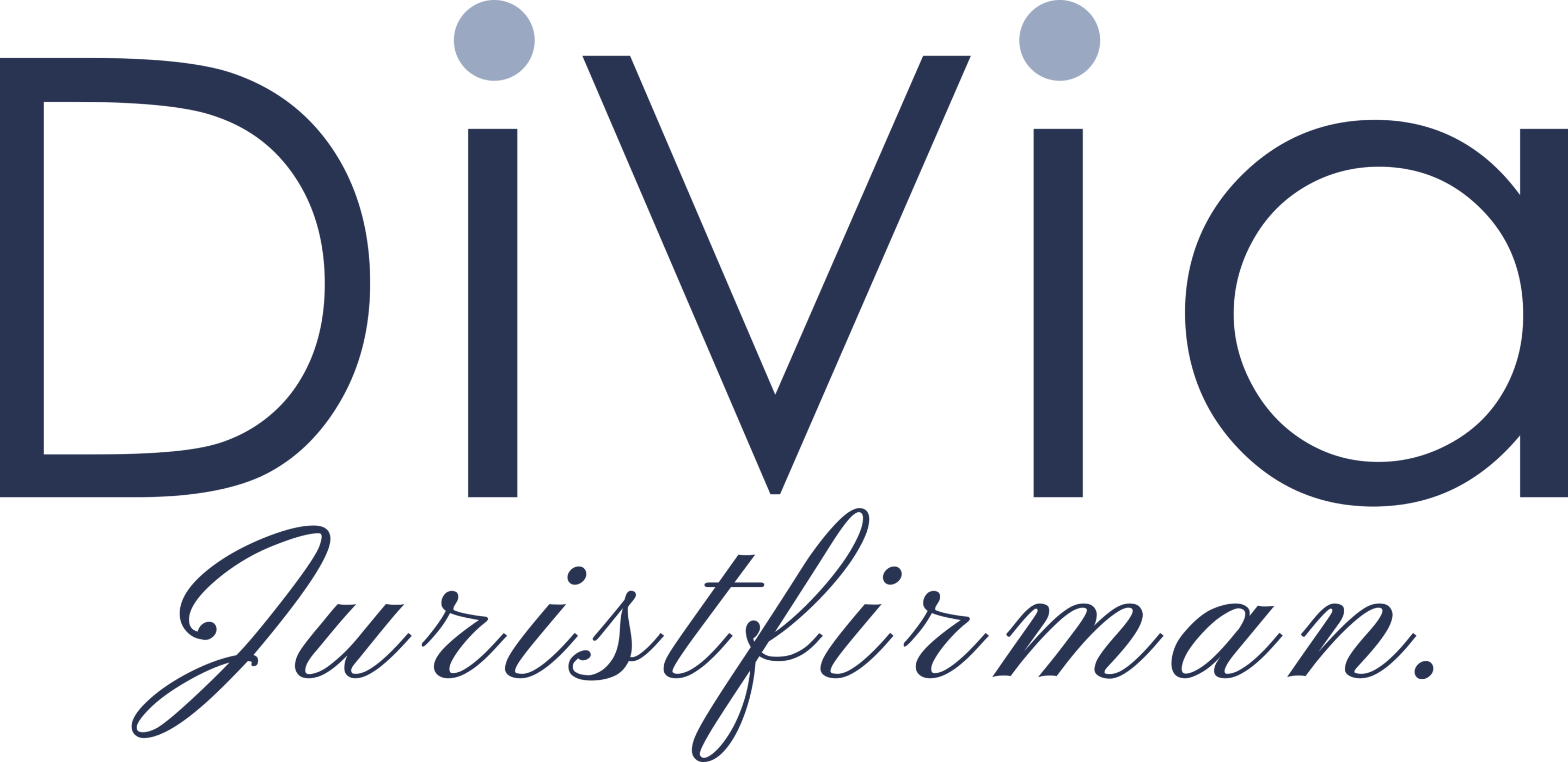 Juristfirman Divias logotyp.